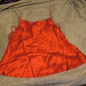 NWT The HK Silk Company | Vibrant Red 100% Silk Lingerie